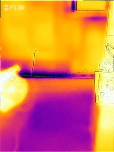FLIR ONE works by detecting heat energy